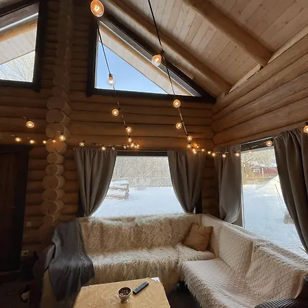 Nyaraló Nordic Log-house With Sauna Valga