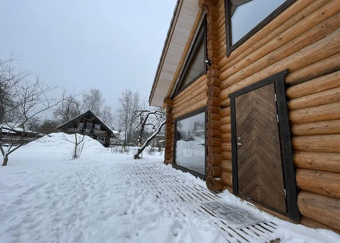 Nyaraló Nordic Log-house With Sauna *