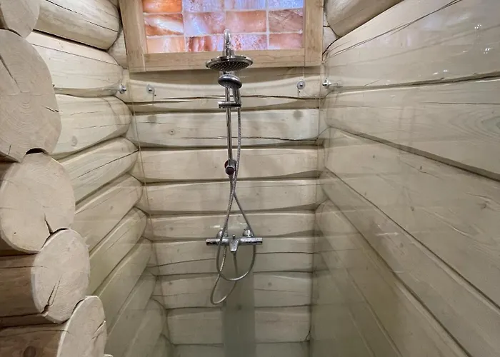 Nyaraló Nordic Log-house With Sauna